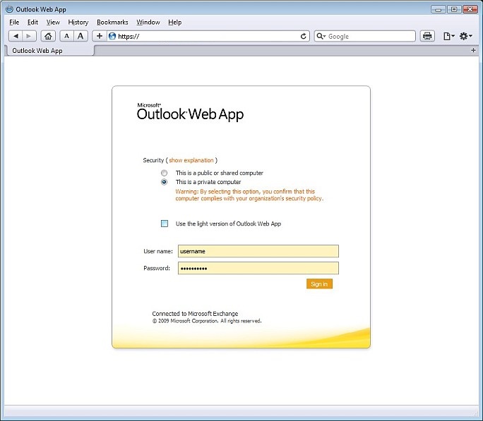 Outlook web ru